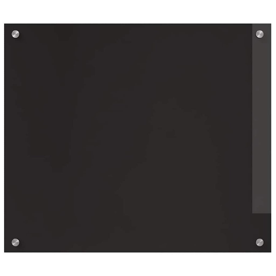 Keuken Achterwand Zwart 70 x 60 x 0.8 cm gehard glas