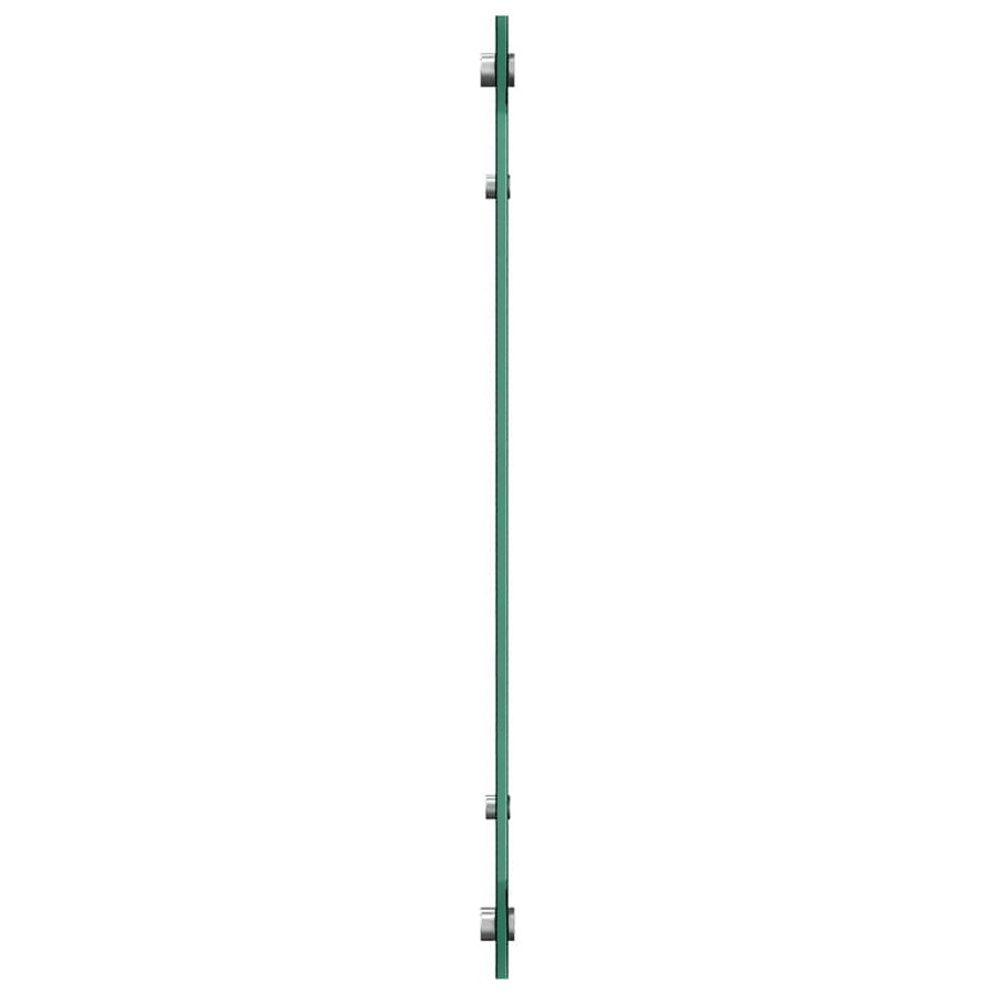 Keuken Achterwand Zwart 70 x 60 x 0.8 cm gehard glas