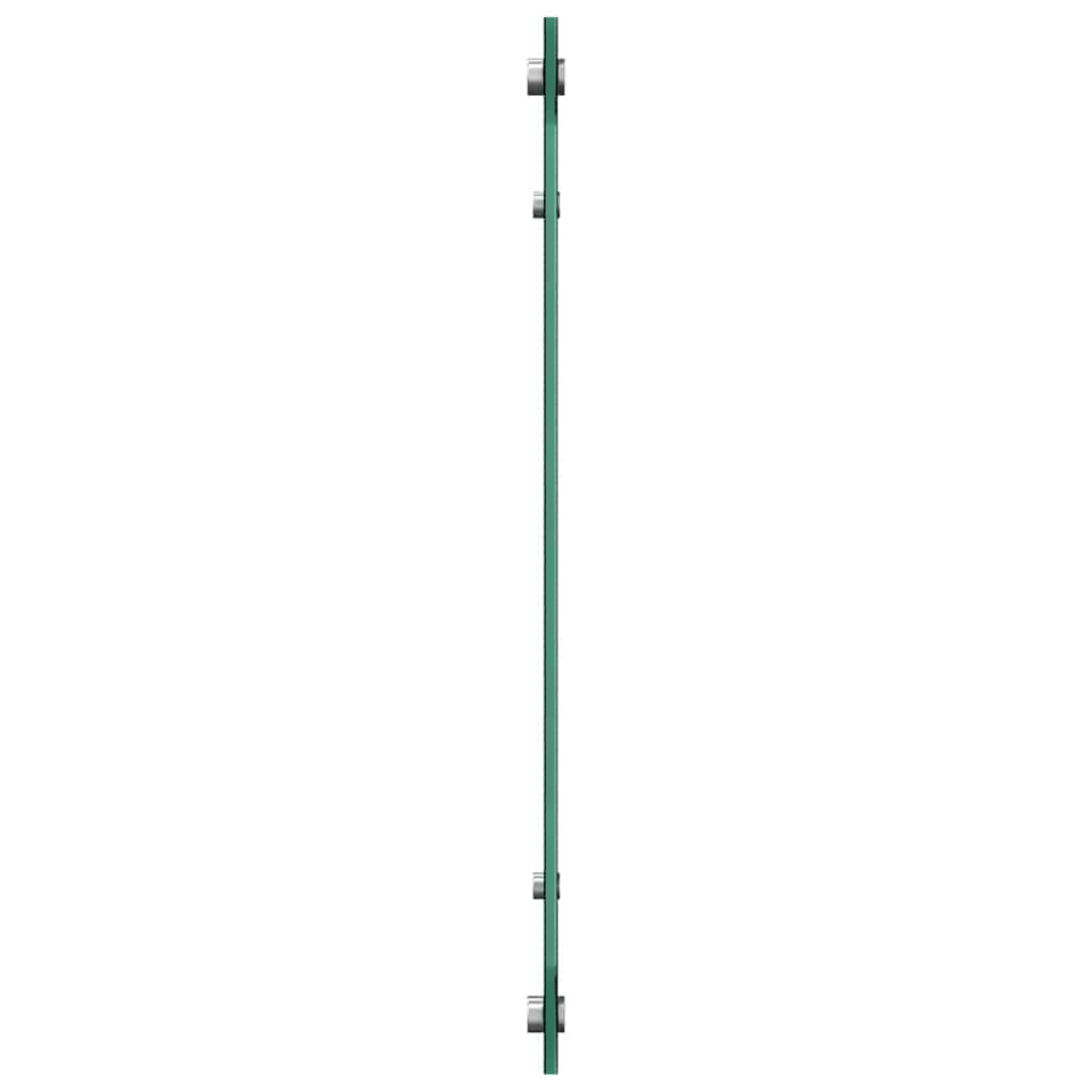 Keuken Achterwand Zwart 80 x 60 x 0.8 cm gehard glas
