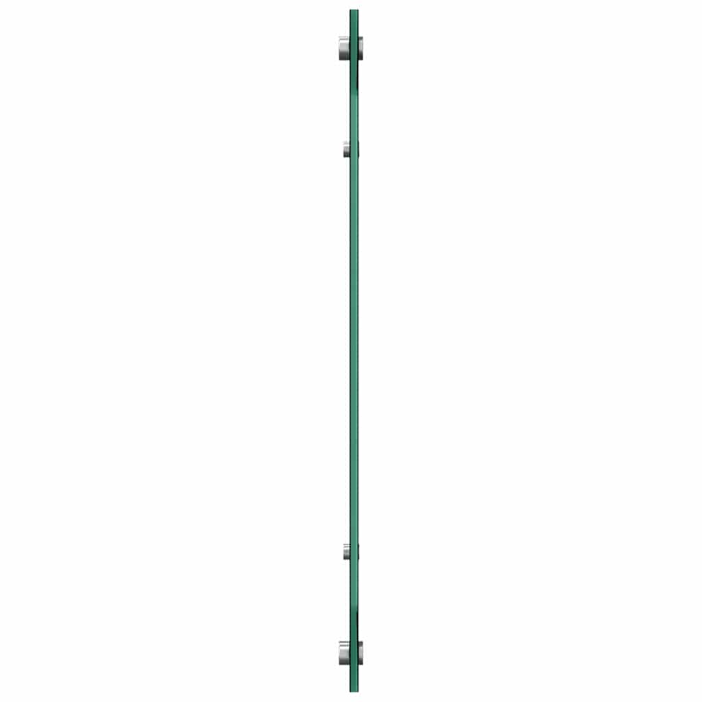 Keukenachterwand 2 pcs Zwart 90 x 60 cm gehard glas