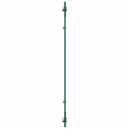 Keukenachterwand 2 pcs Zwart 90 x 60 cm gehard glas