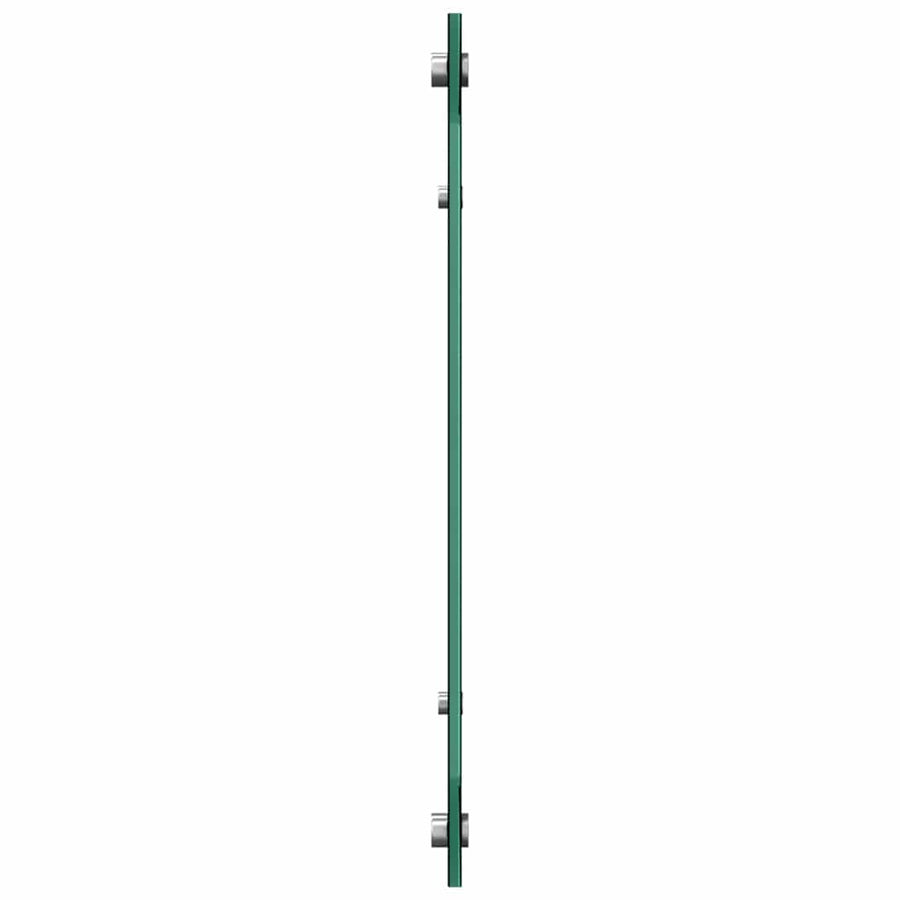 Keuken Achterwand Zwart 100 x 50 x 0,8 cm gehard glas