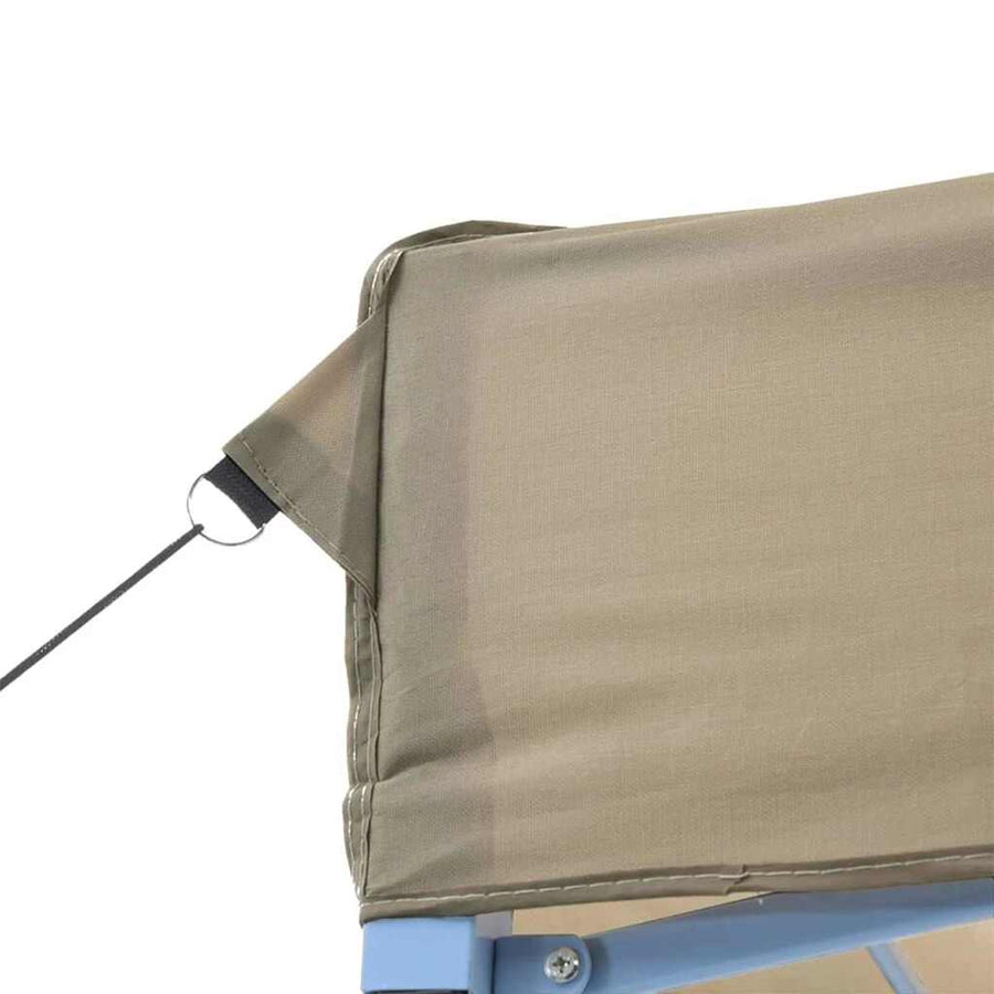 Partytent Pop-Up Taupe 580 X 292 X 315 Cm Oxford Stof Zwart