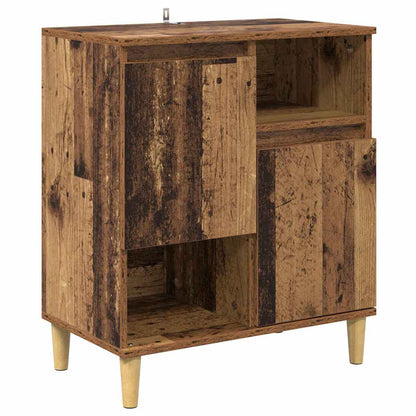 Dressoirs 2 pcs Oud Hout 60 x 35 x 70 cm Bewerkt hout