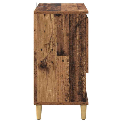 Dressoirs 2 pcs Oud Hout 60 x 35 x 70 cm Bewerkt hout