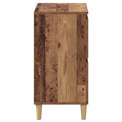 Dressoirs 3 pcs Oud Hout 60 x 35 x 70 cm Bewerkt hout