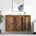 Wandkast 2 pcs Oudhout 69,5 x 34 x 90 cm Bewerkt hout