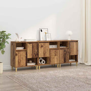 Dressoir 60x35x70 cm oud hout bewerkt hout