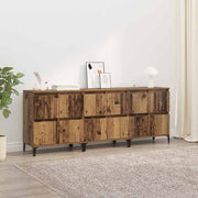 Sideboards 3 pcs Solid Reclaimed Wood 60 x 35 x 70 cm Engineered Wood