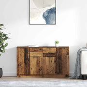 Dressoir 60x30x70 cm oud hout bewerkt hout set 2