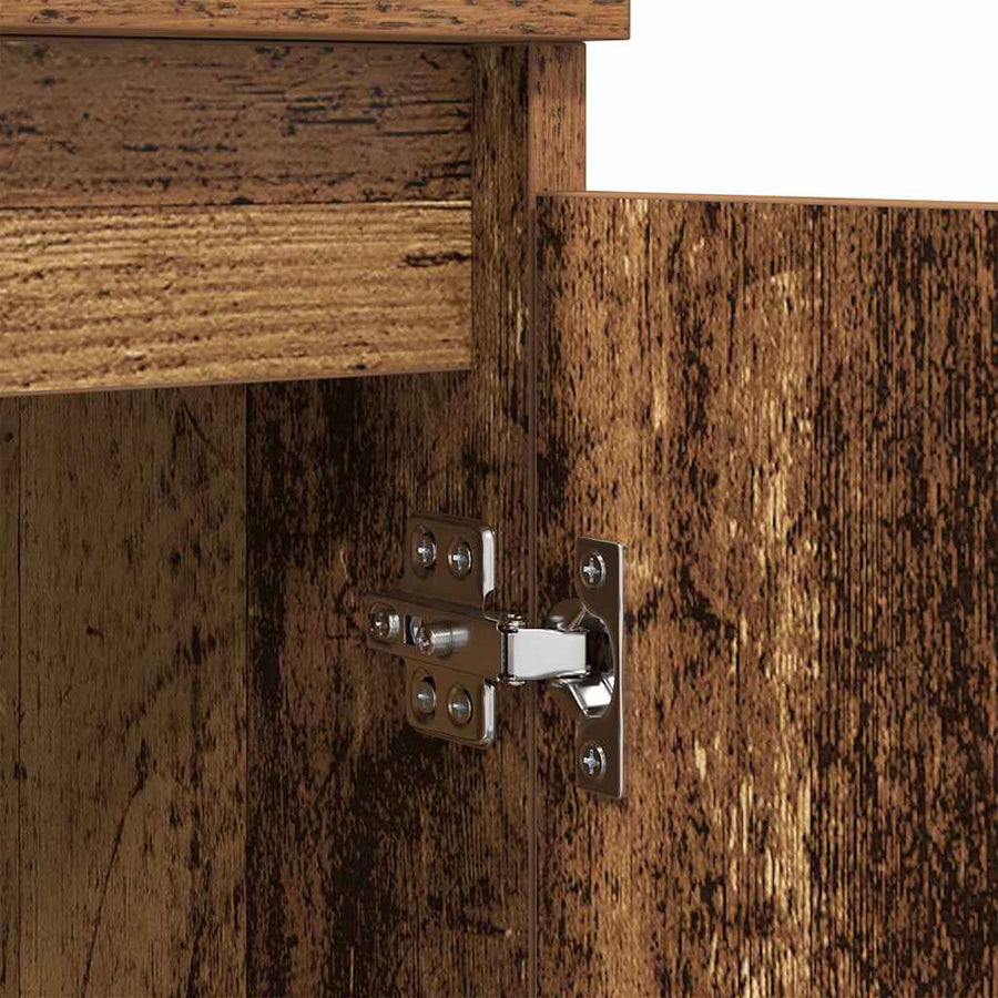 Dressoirs 2 pcs Oud Hout 60 x 35 x 70 cm Bewerkt hout