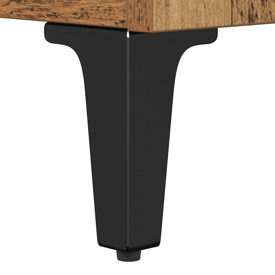 Dressoirs 2 pcs Oud Hout 60 x 35 x 70 cm Bewerkt hout