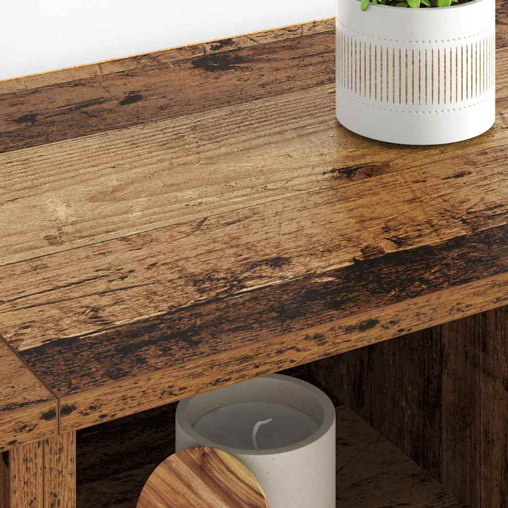 Dressoirs 2 pcs Oud Hout 60 x 35 x 70 cm Bewerkt hout