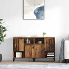 Dressoir 60x35x70 cm oud hout bewerkt hout