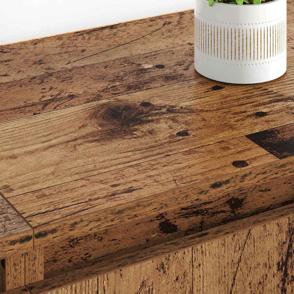 Dressoirs 2 pcs Oud Hout 60 x 35 x 70 cm Bewerkt hout