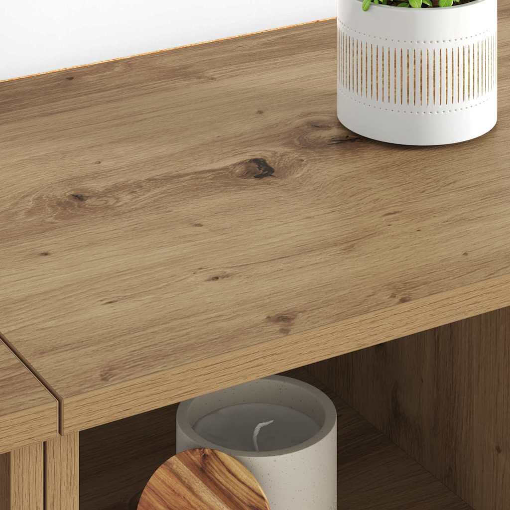 Dressoirs 2 pcs Artisan Eiken 60 x 35 x 70 cm Bewerkt hout