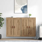 Wall cabinet 2 pcs Artisan Oak 69.5 x 34 x 90 cm Engineered wood