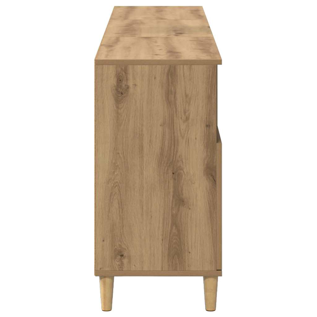 Dressoirs 3 pcs Artisan Eiken 60 x 35 x 70 cm Bewerkt hout