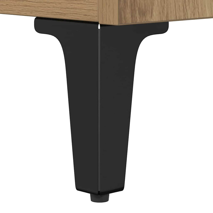 Dressoirs 2 pcs Artisan Eiken 60 x 35 x 70 cm Bewerkt hout