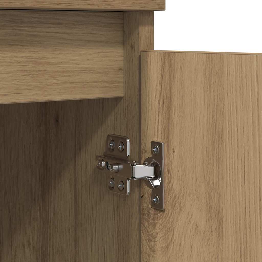 Dressoirs 3 pcs Artisan Eiken 60 x 35 x 70 cm Bewerkt hout