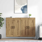Wandkast 69,5x34x90 cm bewerkt hout