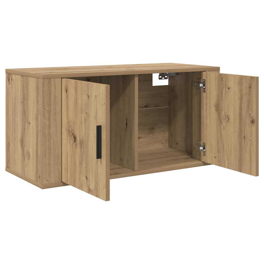Wandtv-kast Set 3 pcs Artisan Eiken 80 x 34,5 x 40 cm