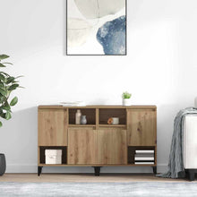 Dressoirs 2 pcs Artisan Eiken 60 x 35 x 70 cm Bewerkt hout