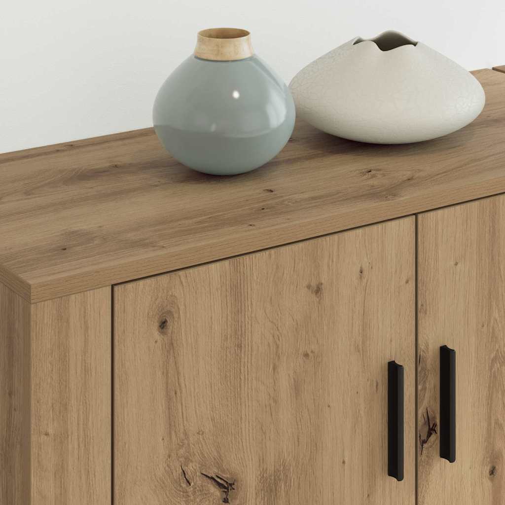 Wandtv-kast Set 2 pcs Artisan Eiken 80 x 34,5 x 40 cm