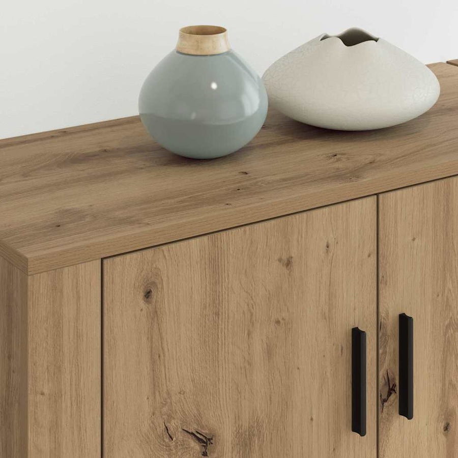 Wandtv-kast Set 2 pcs Artisan Eiken 80 x 34,5 x 40 cm