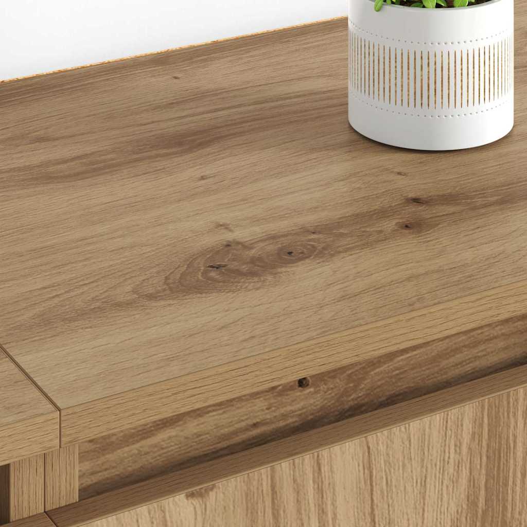 Dressoirs 2 pcs Artisan Eiken 60 x 35 x 70 cm Bewerkt hout