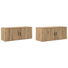 Wandtv-kast Set 2 pcs Artisan Eiken 100 x 34,5 x 40 cm