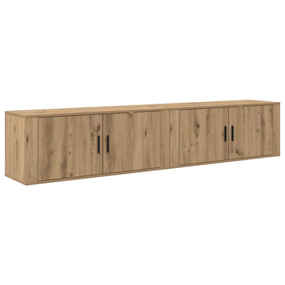 Wandtv-kast Set 2 pcs Artisan Eiken 100 x 34,5 x 40 cm