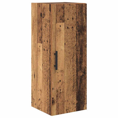Highboard Oud Hout 34,5 x 34 x 180 cm Bewerkt hout