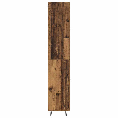 Highboard Oud Hout 69,5 x 34 x 180 cm Bewerkt hout