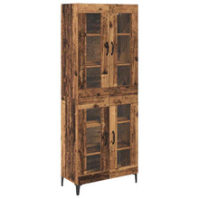 Highboard Oud Hout 69,5 x 34 x 180 cm Bewerkt hout