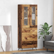 Opbergkast 180x69.5x34 cm oudhout bewerkt hout