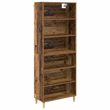 Hoge kast Oud Hout 69,5 x 32,5 x 180 cm Bewerkt hout