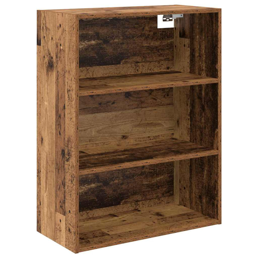 Hoge kast Oud Hout 69,5 x 32,5 x 180 cm Bewerkt hout