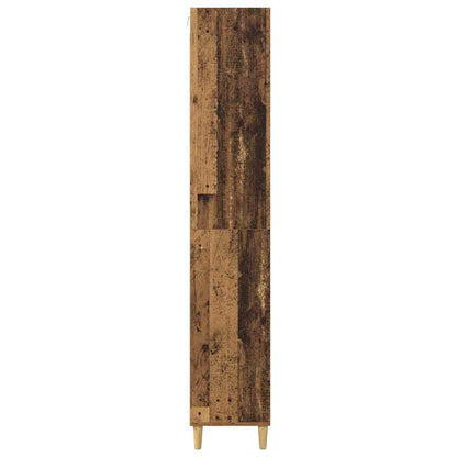 Hoge kast Oud Hout 69,5 x 32,5 x 180 cm Bewerkt hout