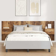Hoofdbord met kast 217x32.5x80 cm oud hout