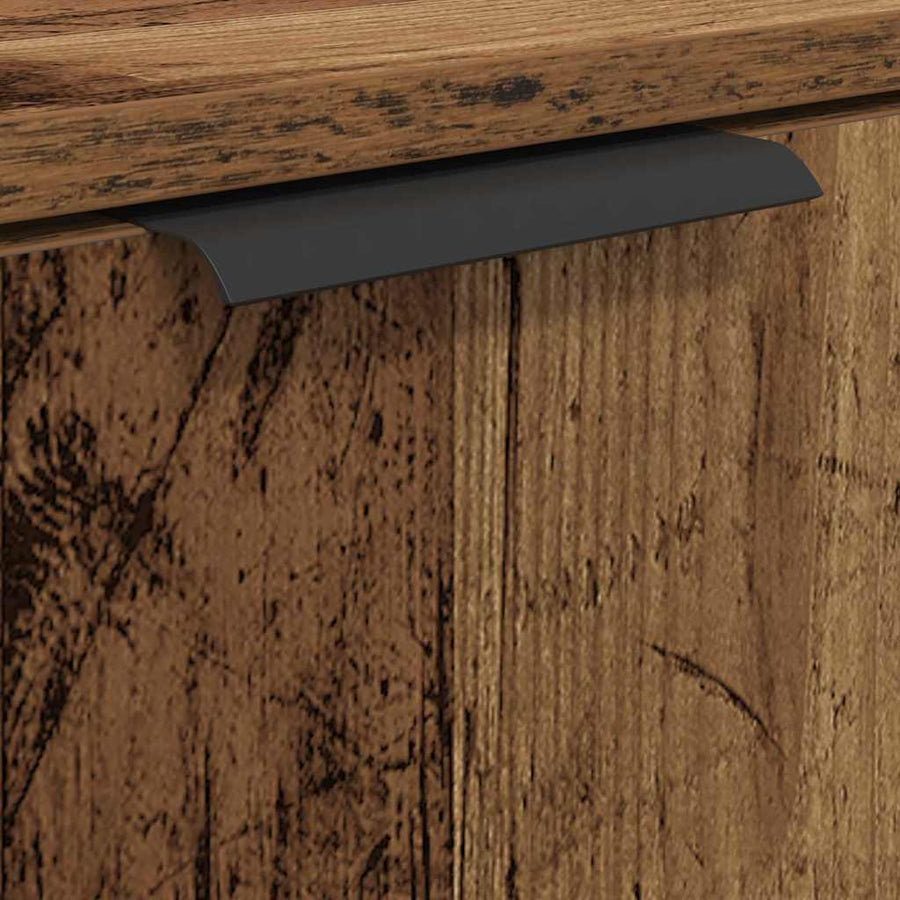 Badkamerkastenset met plank met opslag Oud Hout Bewerkt hout