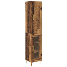 Highboard Oud Hout 34,5 x 34 x 180 cm Bewerkt hout