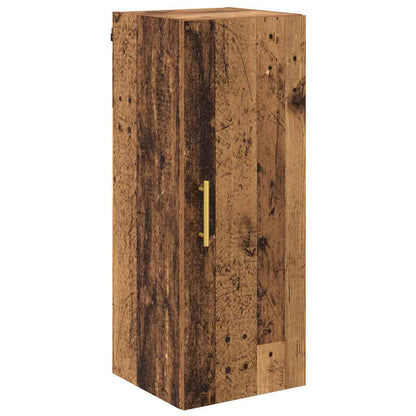 Highboard Oud Hout 34,5 x 34 x 180 cm Bewerkt hout