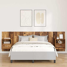 Hoofdbord Met Kast met lade 3 pcs Oud Hout Bewerkt hout