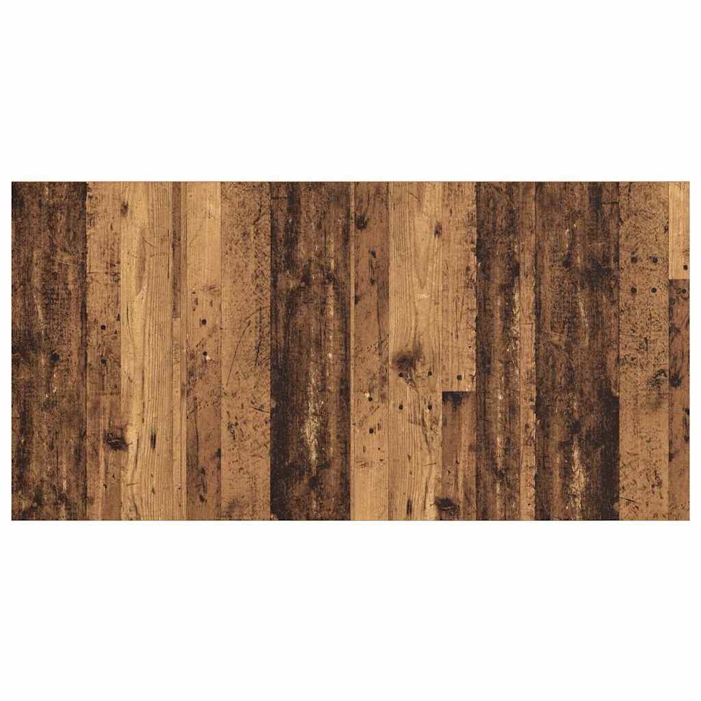Hoofdbord Met Kast met lade 3 pcs Oud Hout Bewerkt hout