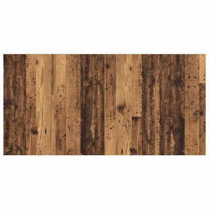 Hoofdbord Met Kast met lade 3 pcs Oud Hout Bewerkt hout