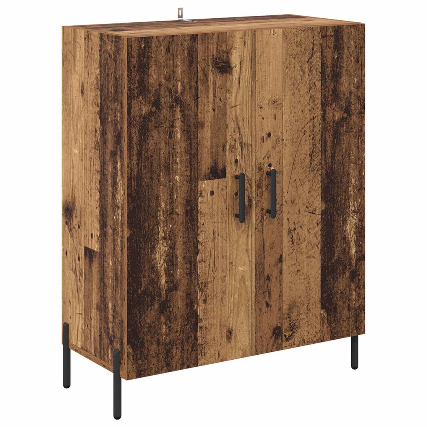 Highboard Oud Hout 69,5 x 34 x 180 cm Bewerkt hout