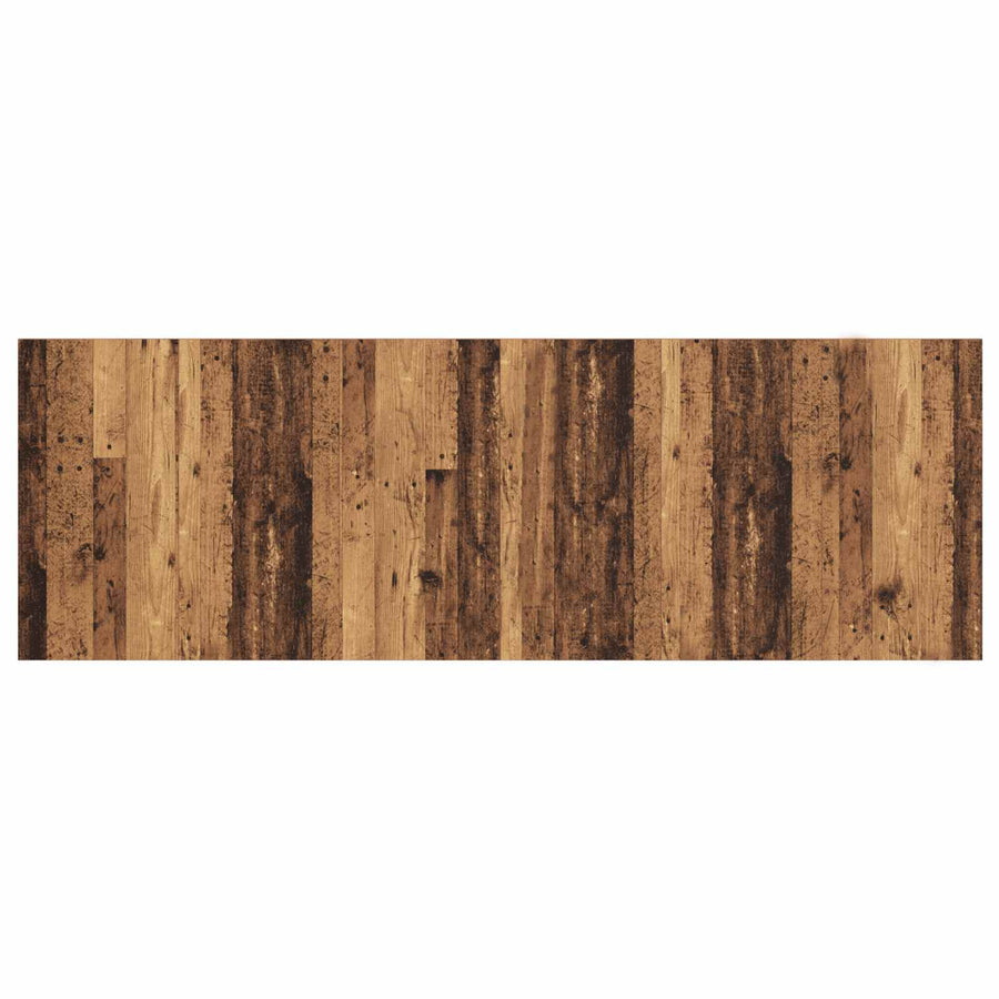 Hoofdbord Met Kast met lade 3 pcs Oud Hout Bewerkt hout