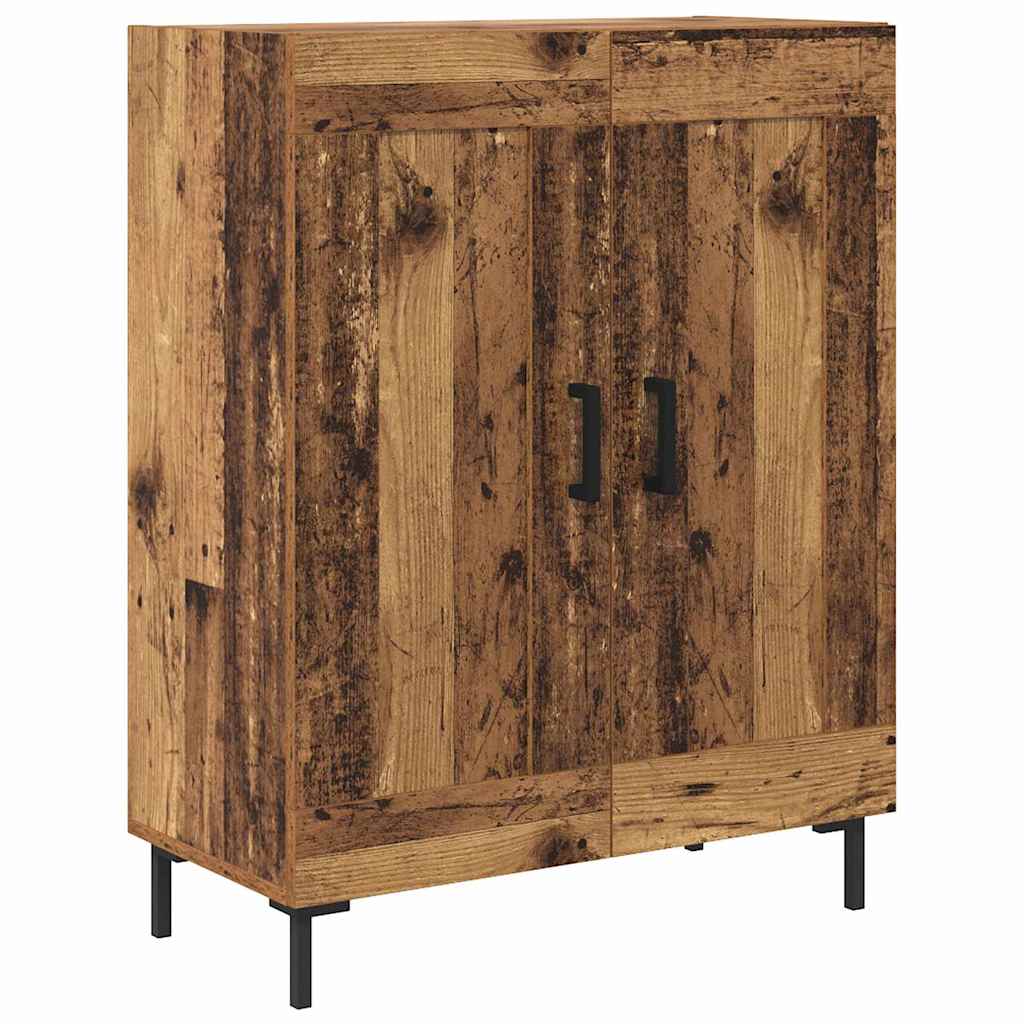 Highboard Oud Hout 69,5 x 34 x 180 cm Bewerkt hout