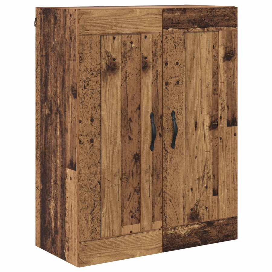 Hoge kast Oud Hout 69,5 x 34 x 180 cm Bewerkt hout